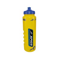 APICO FACTORY RACING SPORTS DRINK BOTTLE WITH STANDARD CAP - YELLOW/BLUE